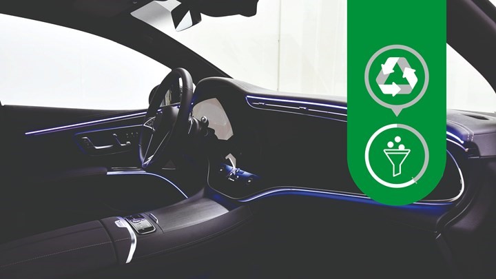 凱柏膠（jiāo）寶推出含38%回收成（chéng）分的TPE材料（liào），用於氣內（nèi）飾