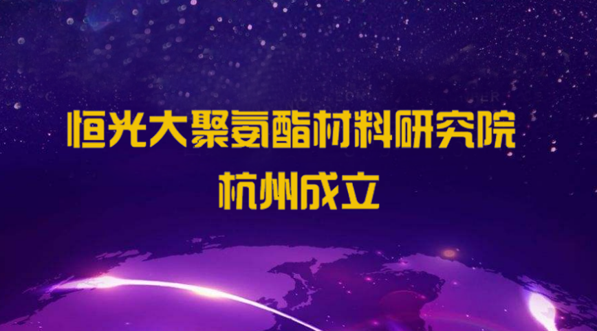 恒光（guāng）大聚氨酯材料研（yán）究院杭（háng）州成立